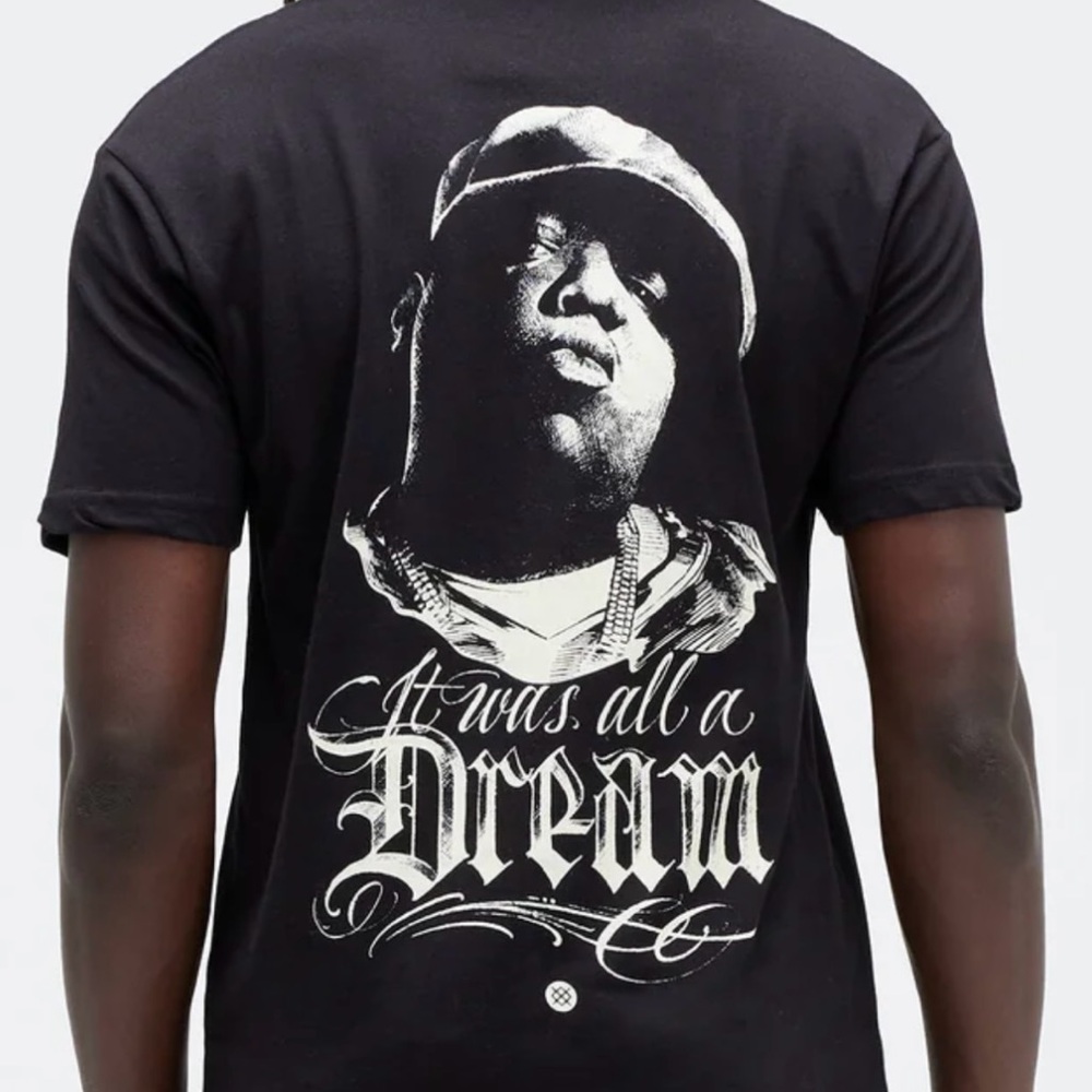 Stance x Biggie Smalls MEDIUM ‘It Was All’ graphic tee shirt, short sleeve